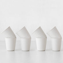 OTTAWA LATTE 250ML CUPS  |  SET OF 8  |  CALICO STONEWARE