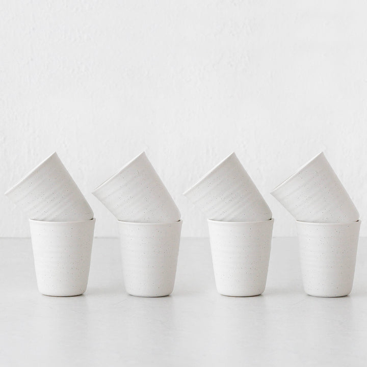 OTTAWA LATTE 250ML CUPS  |  SET OF 8  |  CALICO STONEWARE