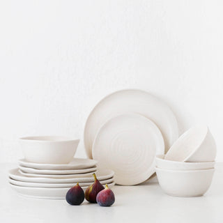 OTTAWA STONEWARE 12 PIECE DINNER BOX SET  |  CALICO