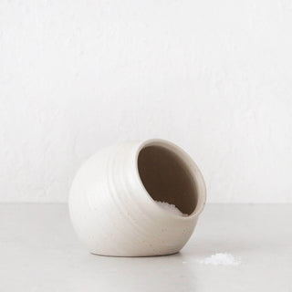 OTTAWA STONEWARE SALT CELLAR  |  CALICO