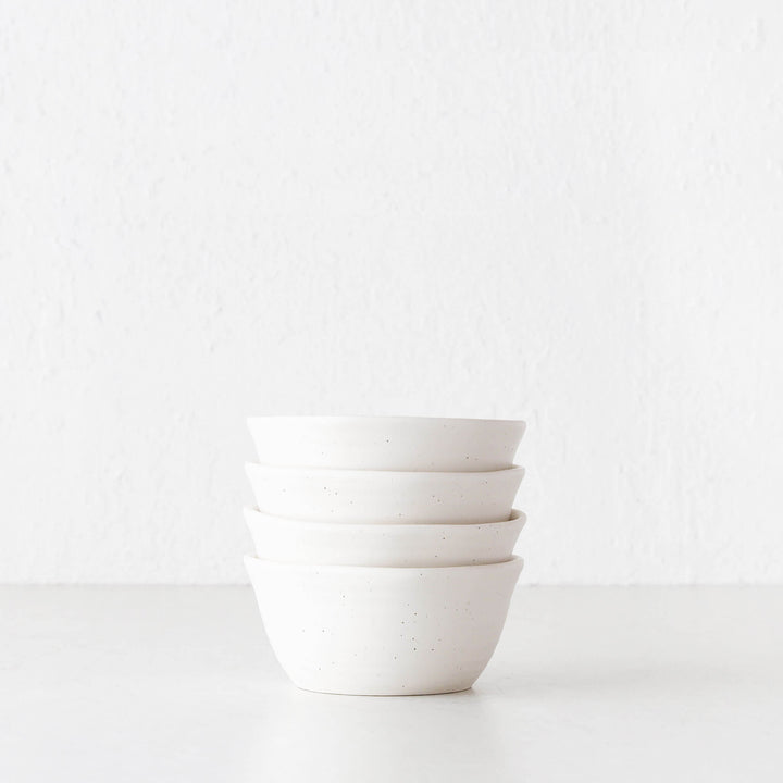 OTTAWA STONEWARE RICE BOWL BUNDLE X4  |  CALICO  |  13.5CM