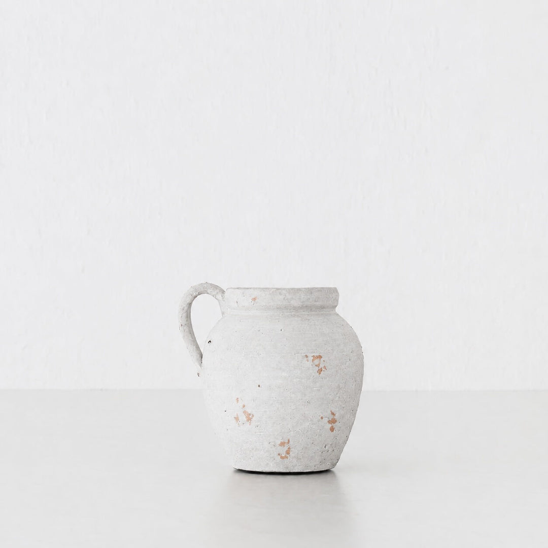 ORSANO JUG  |  15CM + 30CM  |  WHITE TERRACOTTA
