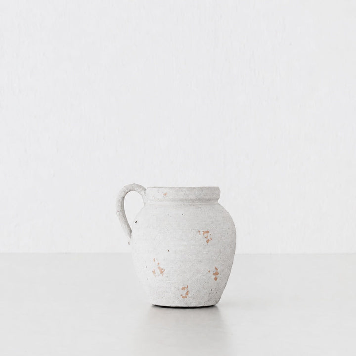 ORSANO JUG  |  15CM + 30CM  |  WHITE TERRACOTTA