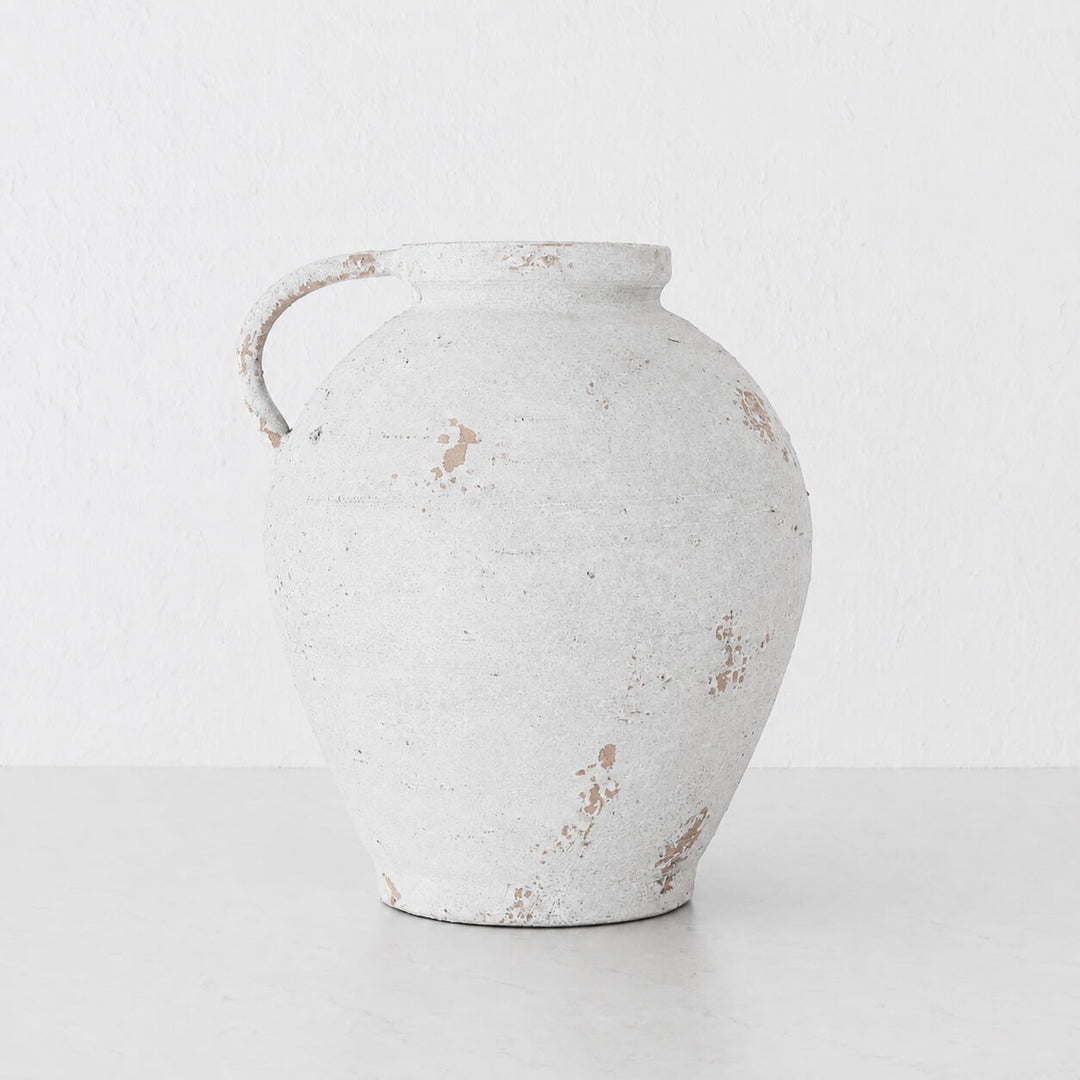 ORSANO JUG  |  15CM + 30CM  |  WHITE TERRACOTTA