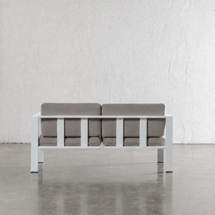 PALOMA OUTDOOR 4 PIECE LOUNGE BUNDLE   |  WHITE ALUMINIUM FRAME