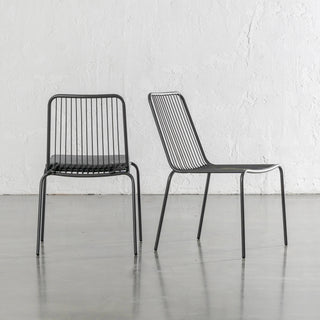 PALOMA JEDEAUX DINING CHAIR  |  ANTHRACITE BLACK   |  BUNDLE OF 4