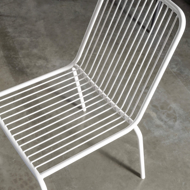 PALOMA JEDEAUX DINING CHAIR  |  GHOST WHITE  |  CLOSE UP