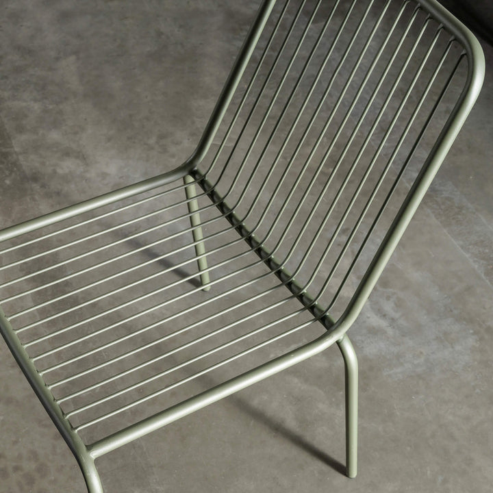 PALOMA JEDEAUX DINING CHAIR  |  MANGROVE OLIVE  |  CLOSE UP