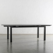 PALOMA MODERNA EXTENSION DINING TABLE   |  ANTHRACITE ALUMINIUM  |  AT 240CM