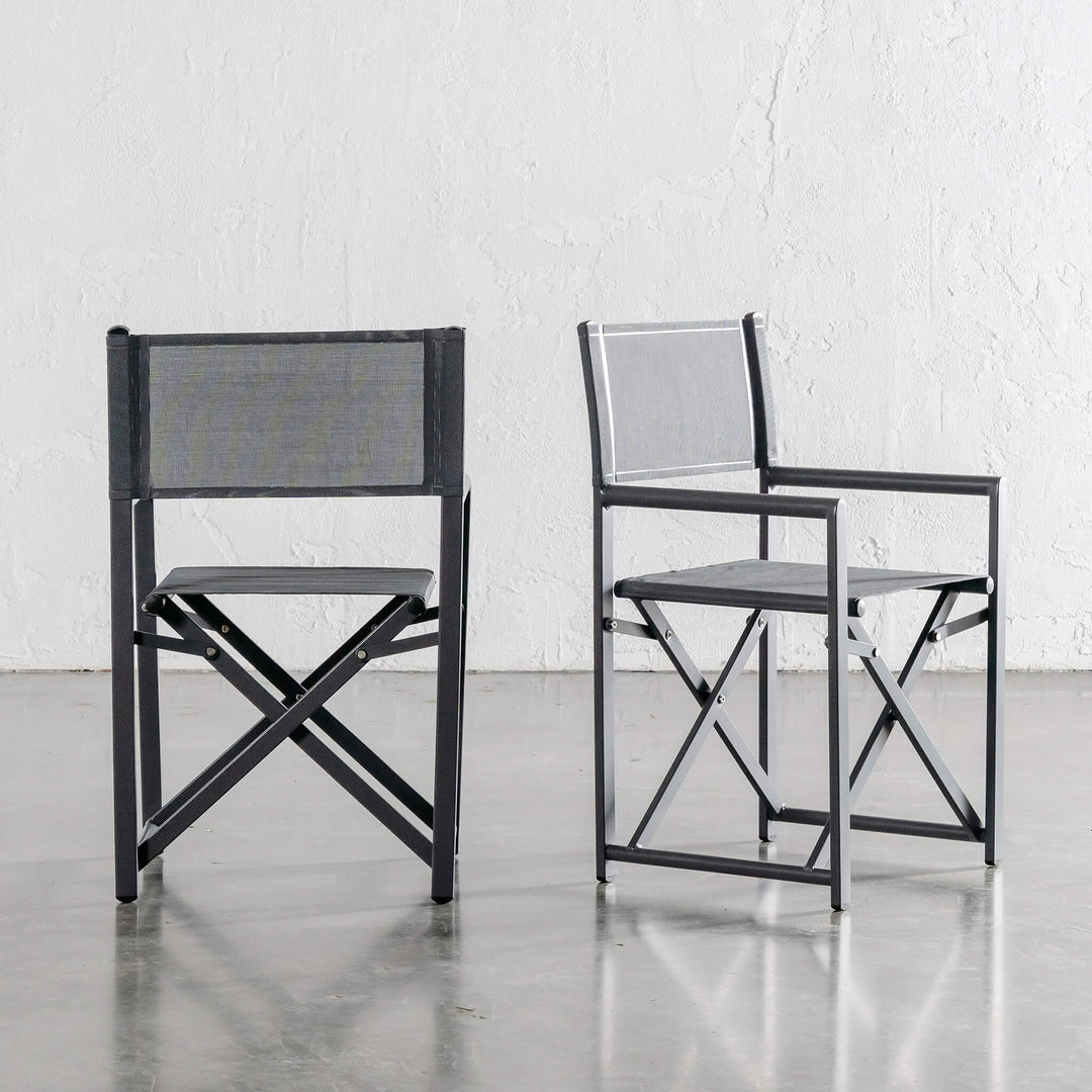 PALOMA MODERNA OUTDOOR DIRECTOR CHAIR | ANTHRACITE FRAME  |  BUNDLE x 2