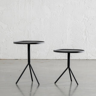 PALOMA OTKA ROUND SIDE TABLE  | ANTHRACITE  |  BUNDLE