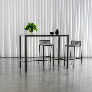 PALOMA ROPE BAR STOOL  |  GRANITE GREY  |  BUNDLE X 6