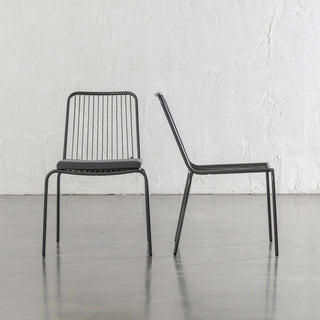 PALOMA JEDEAUX DINING CHAIR  |  ANTHRACITE BLACK   |  BUNDLE OF 4