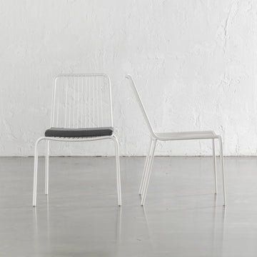 PALOMA JEDEAUX DINING CHAIR  |  GHOST WHITE  |  BUNDLE OF 4