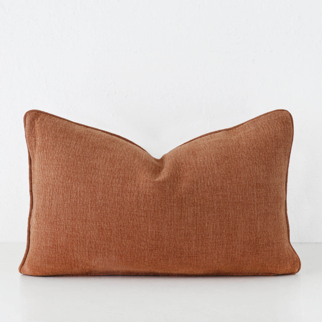 PANTANO LINEN WEAVE CUSHION  | 40X60 | FIRED EARTH TERRA
