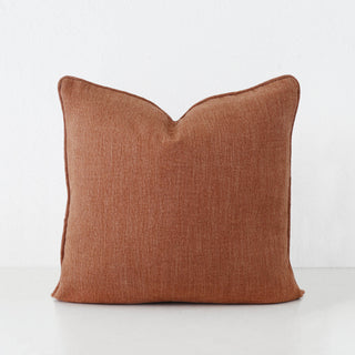 PANTANO LINEN WEAVE CUSHION  |  50X50  |  FIRED EARTH TERRA