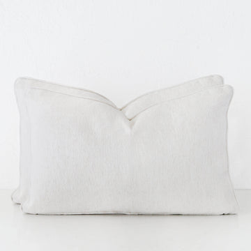 Pantano Linen Weave Cushion Bundle x2 | 40x60 | Bone Mist