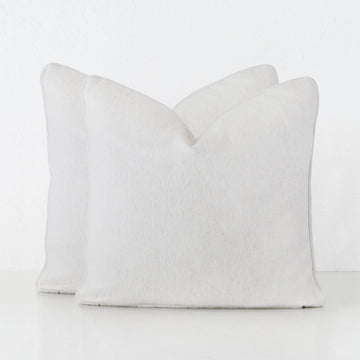 Pantano Linen Weave Cushion Bundle x2  | 50x50 | Bone Mist