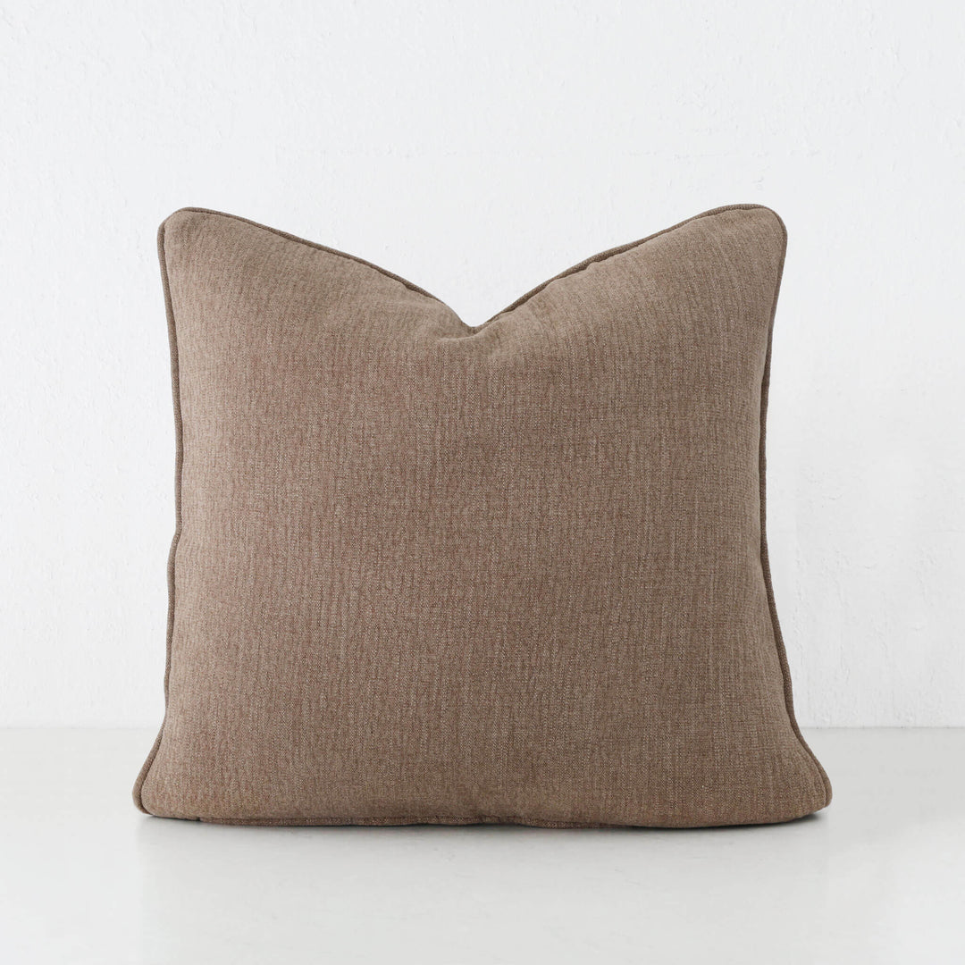 PANTANO LINEN WEAVE CUSHION  |  COCOA DUST  |  40X60 | 50X50 | 60X60