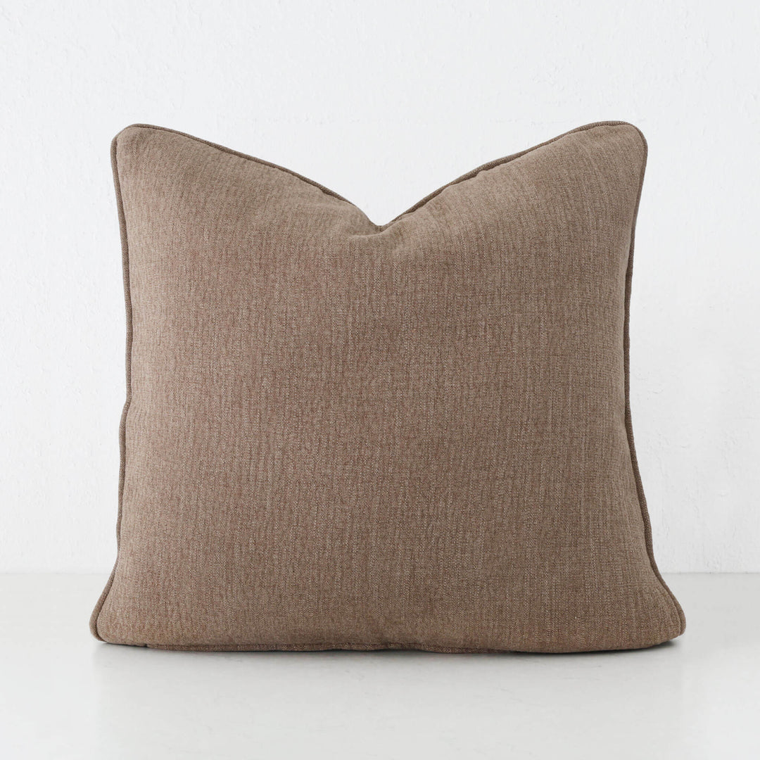PANTANO LINEN WEAVE CUSHION  |  COCOA DUST  |  40X60 | 50X50 | 60X60