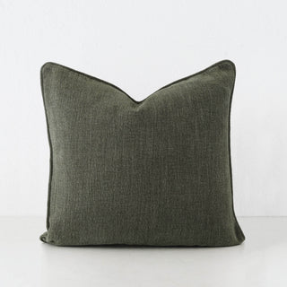 PANTANO LINEN WEAVE CUSHION  |  DEEP FOREST GREEN  |  40X60 | 50X50 | 60X60