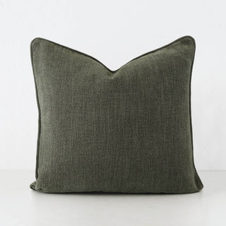 PANTANO LINEN WEAVE CUSHION  |  DEEP FOREST GREEN  |  40X60 | 50X50 | 60X60