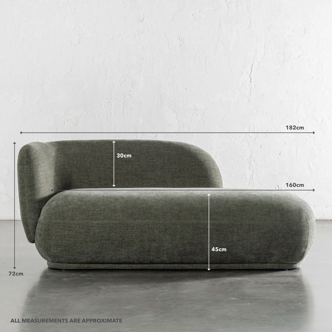PAULARO DAYBED  |  BAYSWATER GREEN | MEASUREMENTS