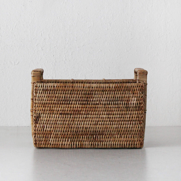 PAUME RATTAN CUTLERY CADDY | NATURAL