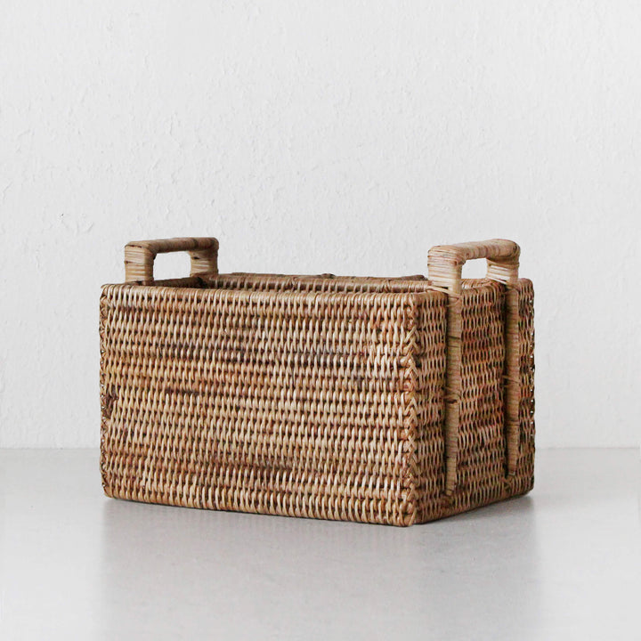 PAUME RATTAN CUTLERY CADDY | NATURAL RATTAN
