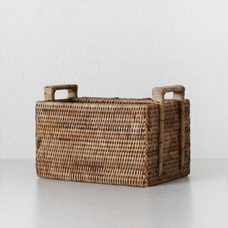 PAUME RATTAN CUTLERY CADDY |  NATURAL RATTAN