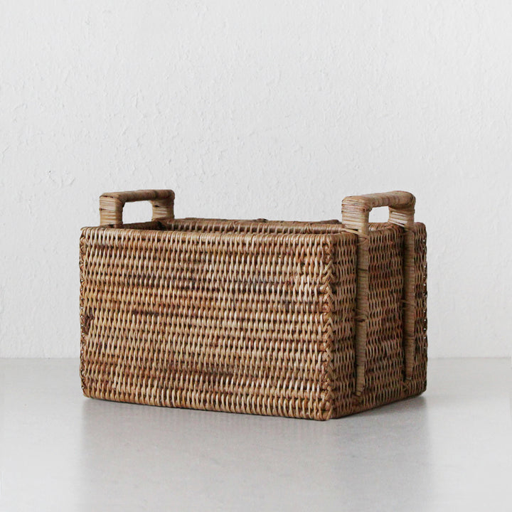 PAUME RATTAN CUTLERY CADDY | NATURAL RATTAN - unstyled