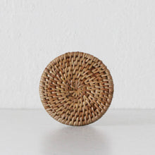 PAUME RATTAN ROUND COASTER | SET OF 6 | NATURAL