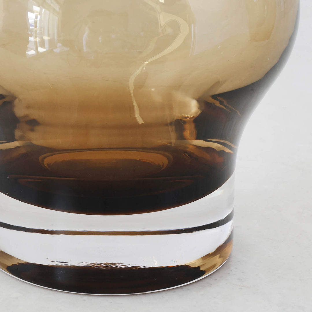 PILA VASE |  20CM  |  SMOKED BRONZE GLASS