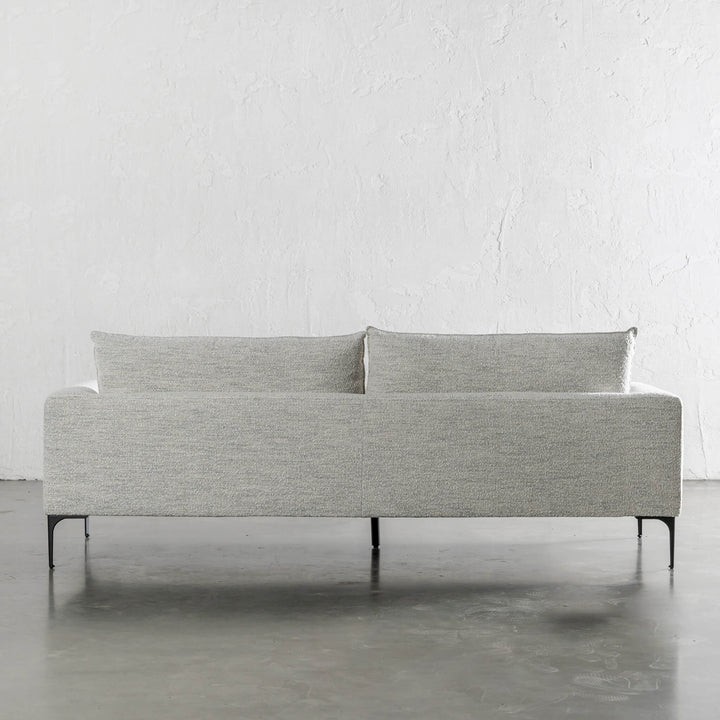 PILOTI 3 SEATER SOFA  |  ASHEN MIST BOUCLE  |  BACK VIEW