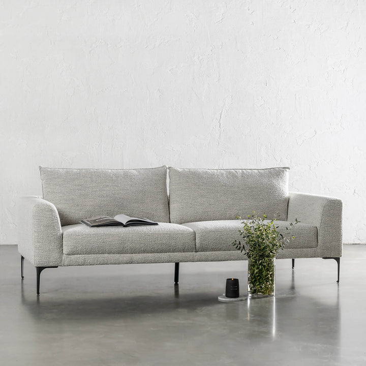 PILOTI 3 SEATER SOFA  |  ASHEN MIST BOUCLE