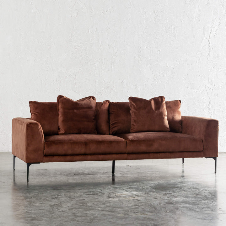 PILOTI 3 SEATER SOFA | TERRA RUST