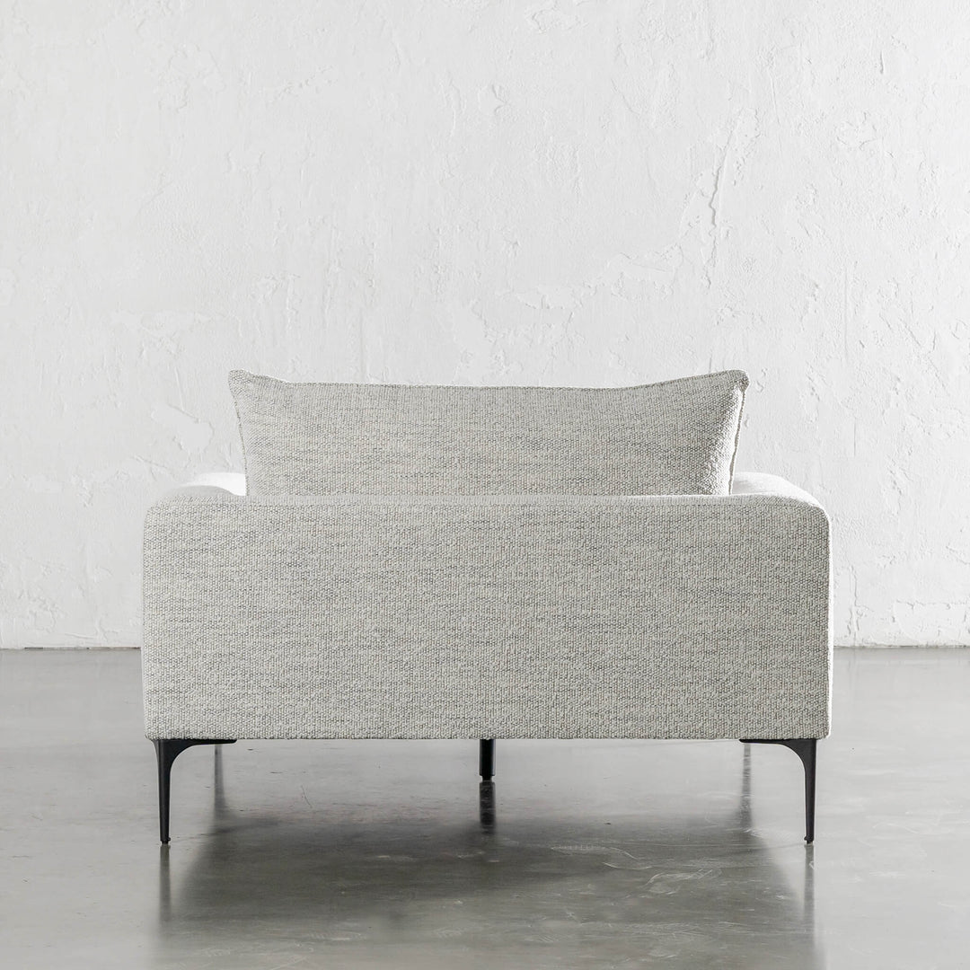 PILOTI CHAISE LOUNGE CHAIR  |  ASHEN MIST BOUCLE