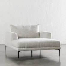 PILOTI CHAISE LOUNGE CHAIR  |  ASHEN MIST BOUCLE