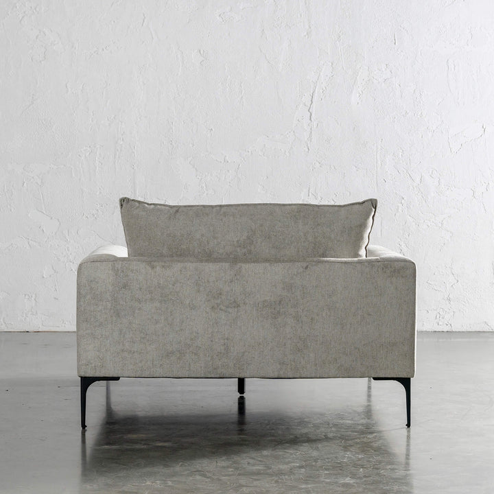 PILOTI CHAISE LOUNGE CHAIR BACK VIEW  |  FLAGSTONE ASH