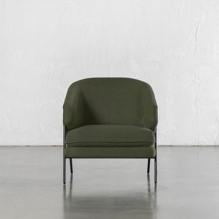 PILOTI ESSEN ARMCHAIR | CYPRESS VINE GREEN