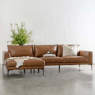 PILOTI MODULAR LOUNGE SOFA   |  DAKOTA SADDLE TAN