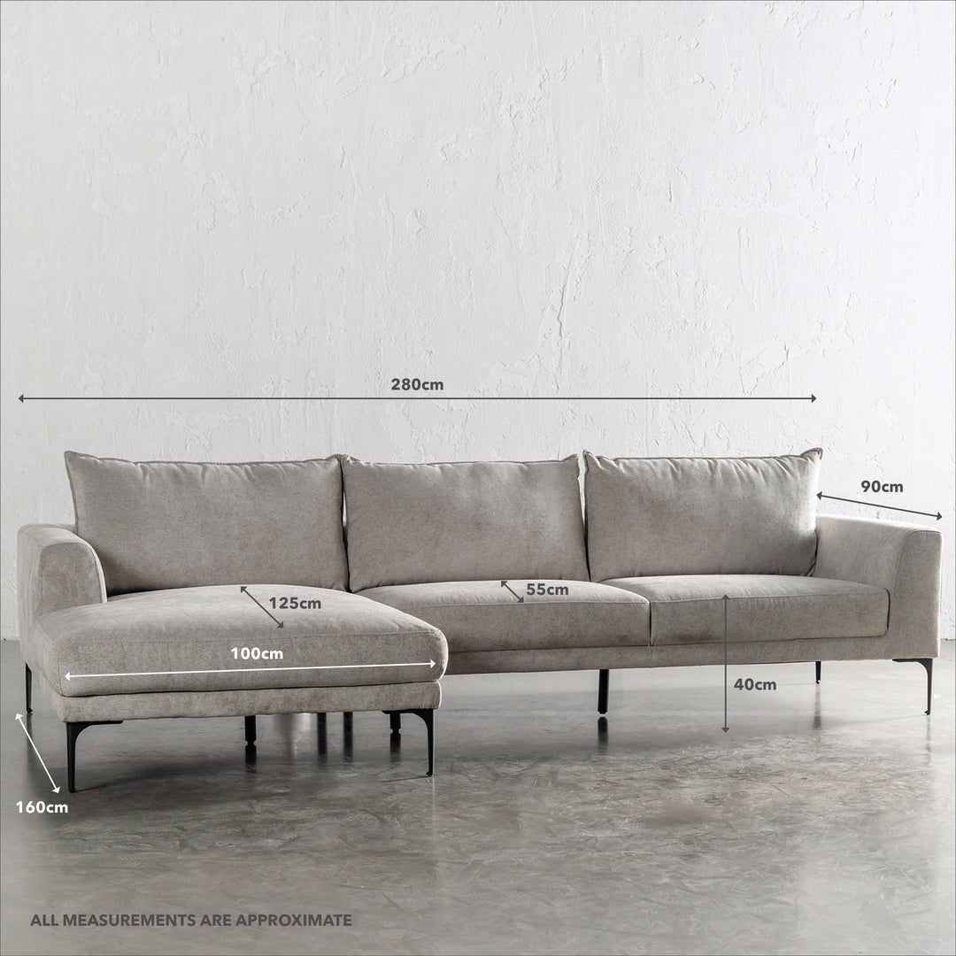 PILOTI MODULAR LOUNGE SOFA   |  FLAGSTONE ASH