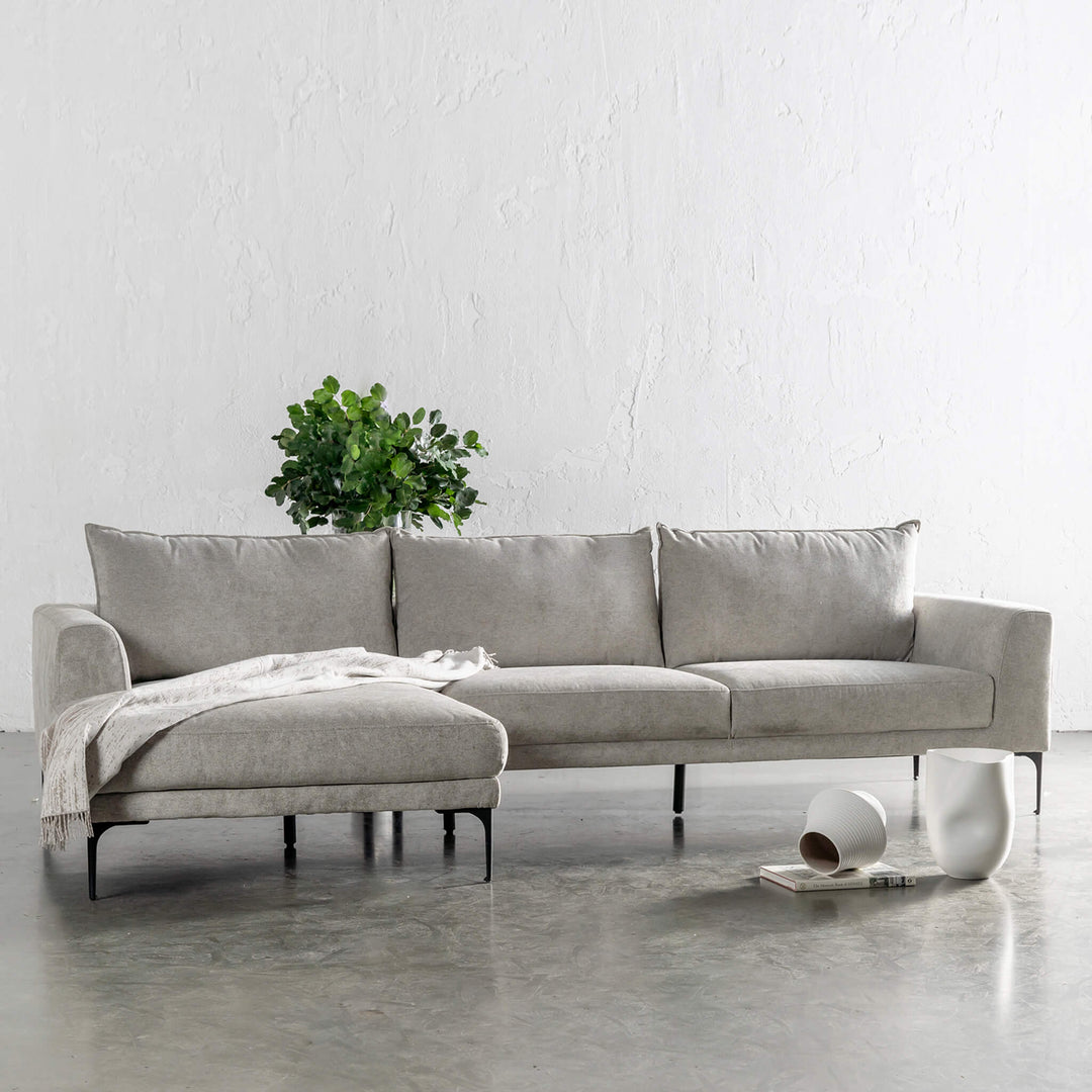 PILOTI MODULAR LOUNGE SOFA   |  FLAGSTONE ASH