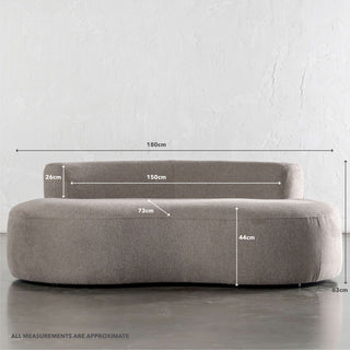 PILOTI WENDORF DAYBED SOFA  |  BEDARRA SAND | MEASUREMENTS