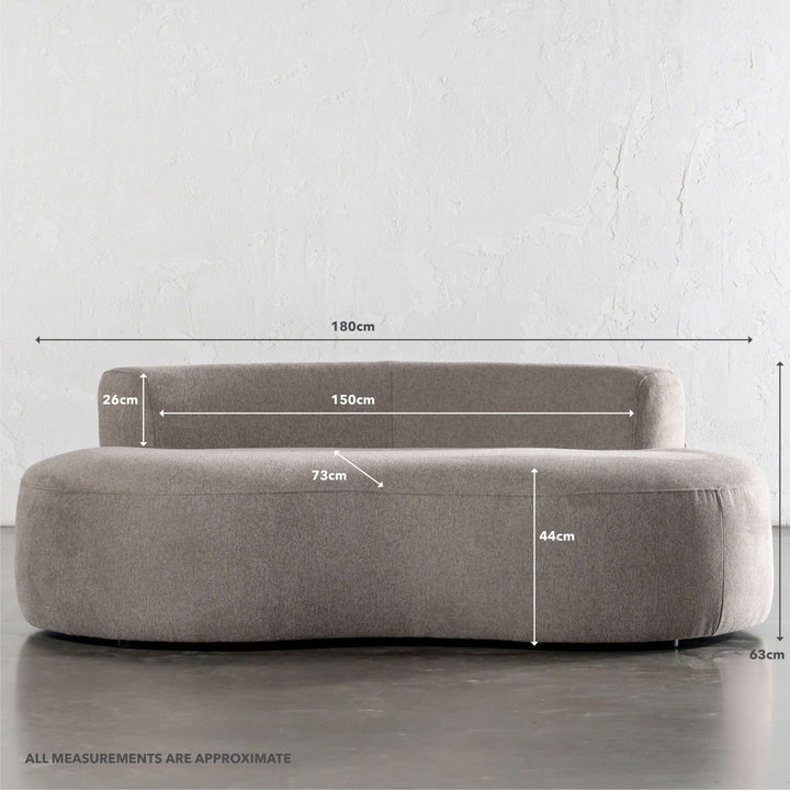 PILOTI WENDORF DAYBED SOFA  |  BEDARRA SAND | MEASUREMENTS