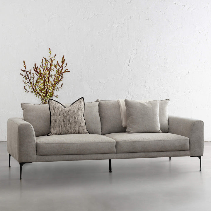 PILOTI 3 SEATER SOFA  |  FLAGSTONE ASH