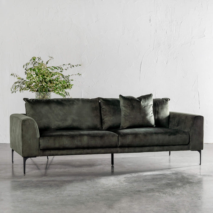 PILOTI 3 SEATER SOFA  |  MANGROVE OLIVE GREEN