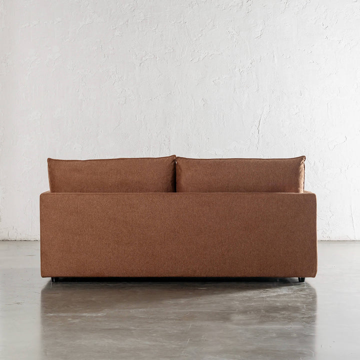PILOTI BREMAN SLIP COVER SOFA BED  |  3.5 SEATER  |  BURNT UMBER RUST