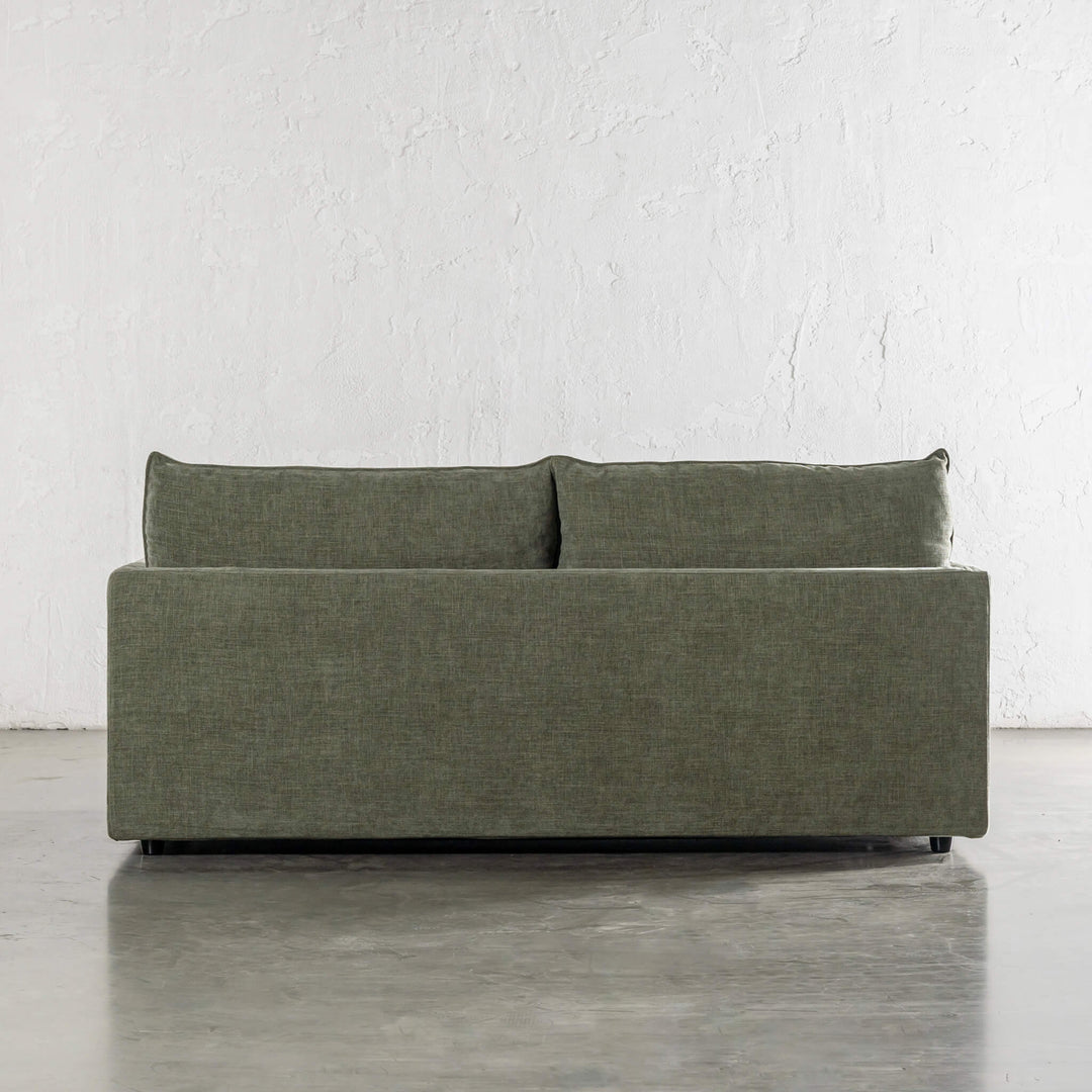 PILOTI BREMAN SLIP COVER SOFA BED  |  3.5 SEATER  |  CYPRESS VINE GREEN