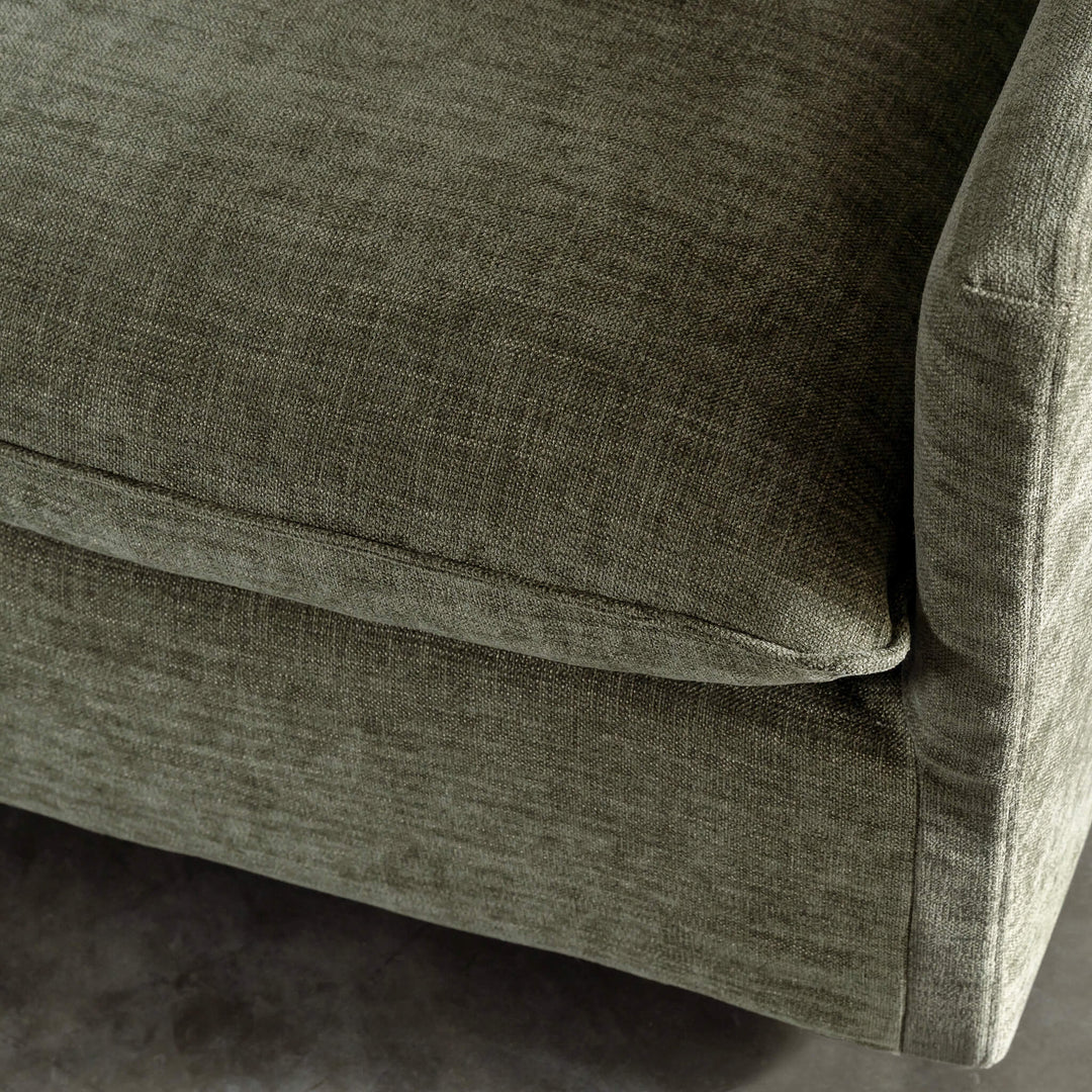 PILOTI BREMAN SLIP COVER SOFA BED  |  3.5 SEATER  |  CYPRESS VINE GREEN